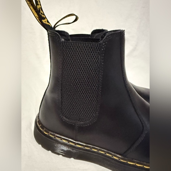 Dr. Martens Black Leather Ankle Boots